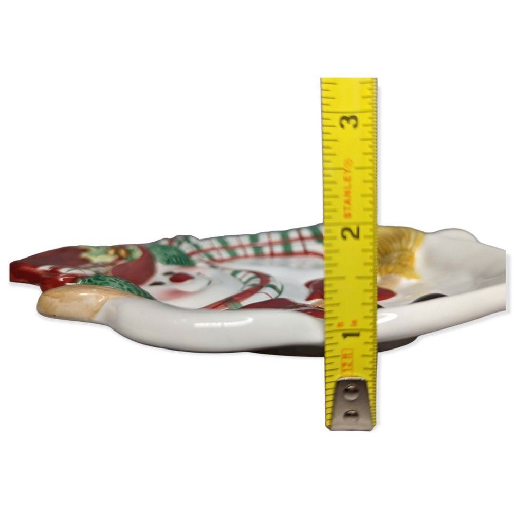 Fitz & Floyd Essentials Snowman Plate - Picture 11 of 11
